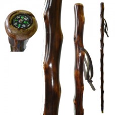 20604 HIKING STAFF WITH COMPASS/SMOOTH SURFACE