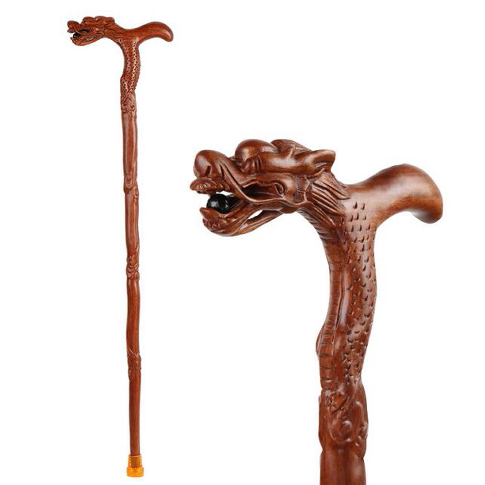 96102 Dragon Wood Walking Stick/Walnut