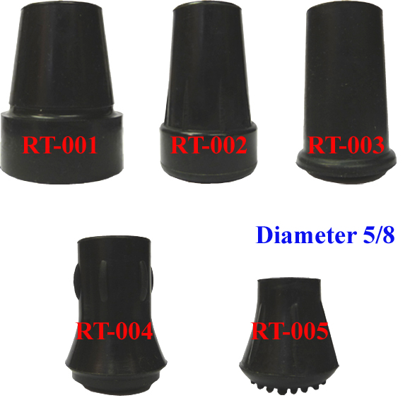 RUBBER TIPS (RT-001, RT-002, RT-003, RT-004, RT-005) - Click Image to Close