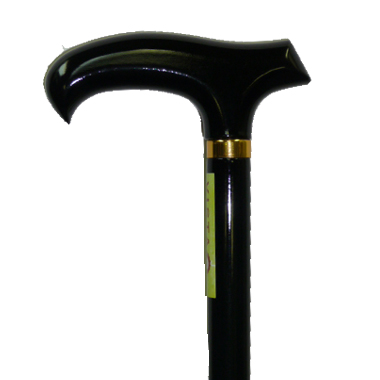 30208B "Summit" Wood Stick with Black Color - Click Image to Close
