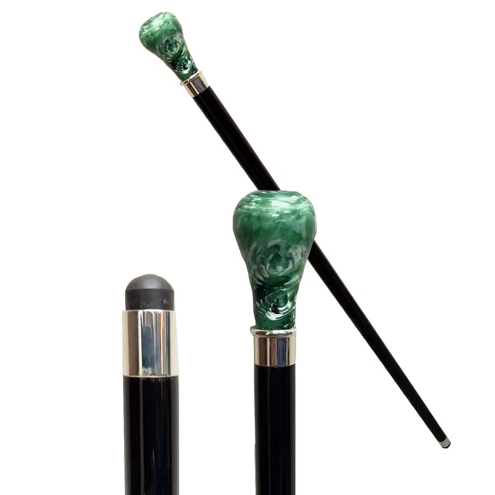 20910 New Fashion Green Bulb Handle Walking Stick - Click Image to Close