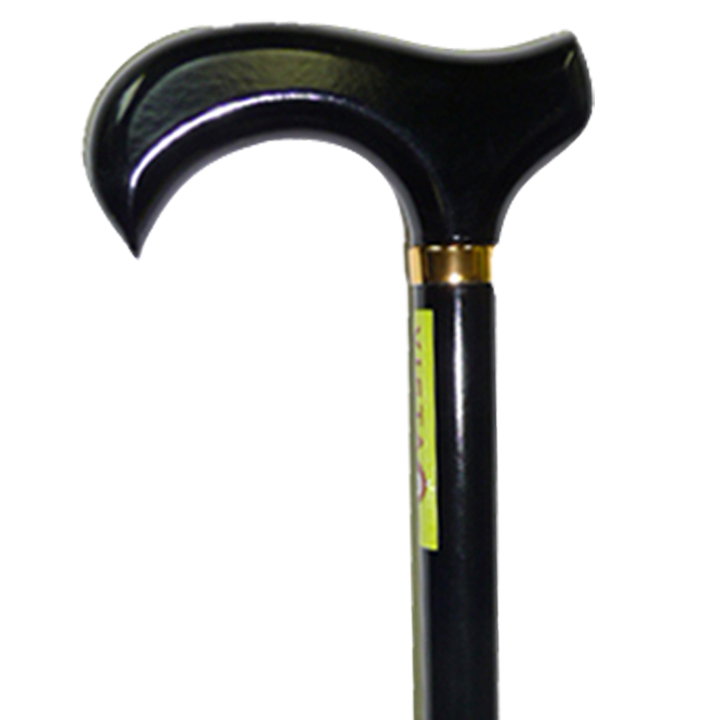 30206B "Madison" Wood Stick with Black Color - Click Image to Close