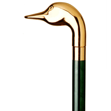 40110G Gold Goose Brass Stick - Click Image to Close