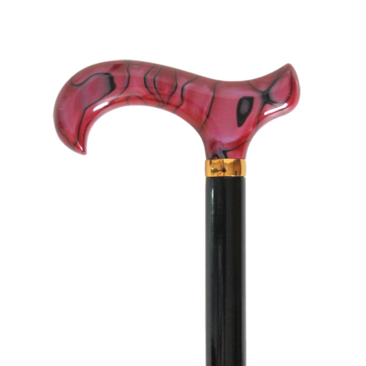 70401 Fashion Acrylic Derby Stick/Pink Pearl - Click Image to Close