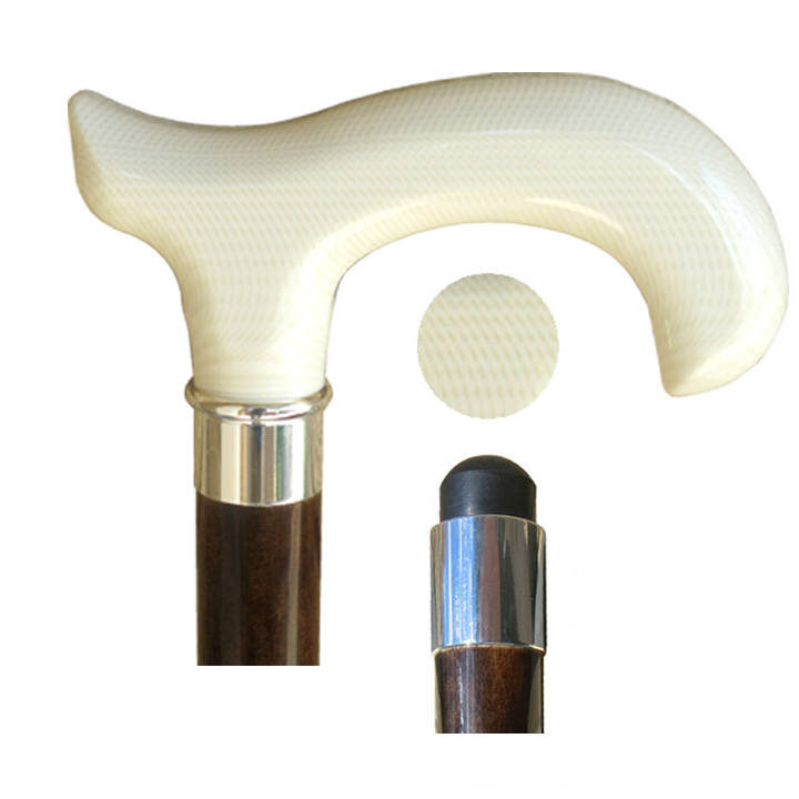 70416 High Fashion Simulated Ivory Derby Stick - Click Image to Close