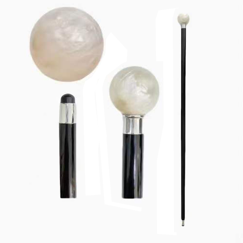 95055 Cue Ball Handle Walking Stick - Click Image to Close