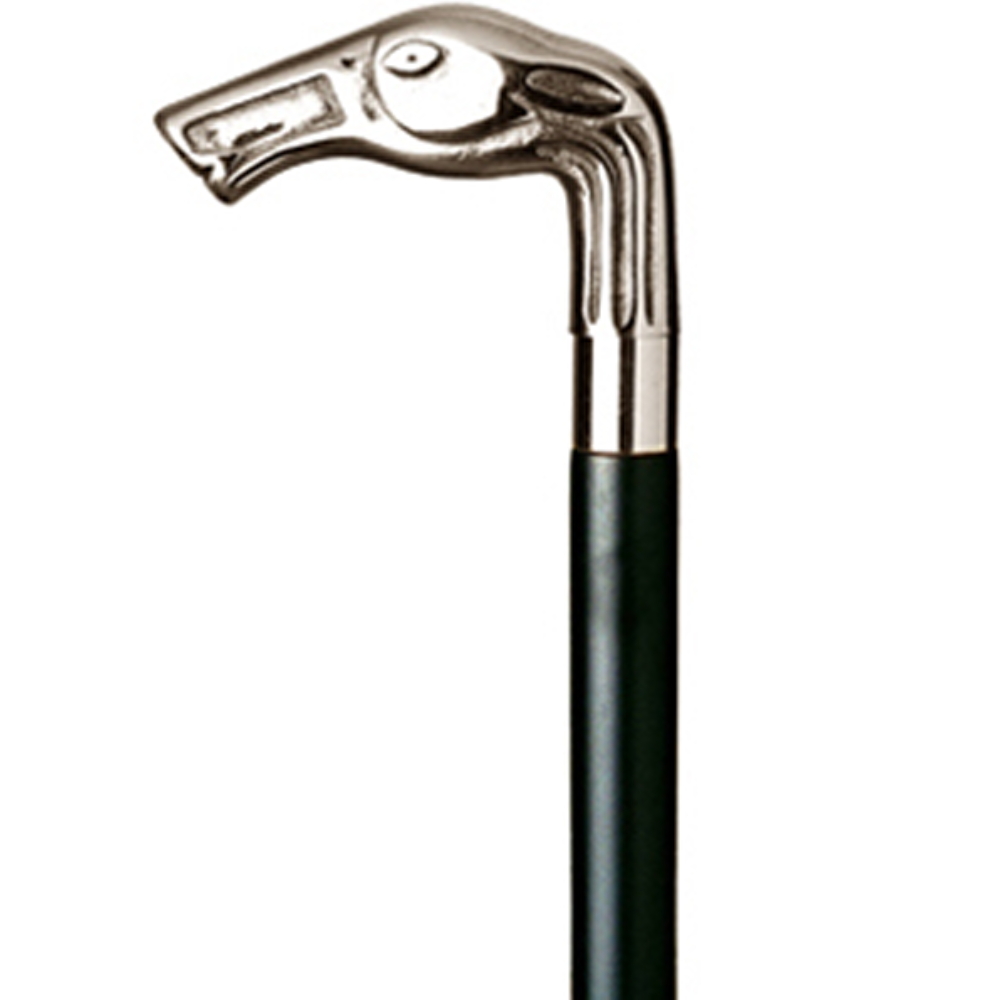 B-007 Horse Brass Stick/Chrome - Click Image to Close