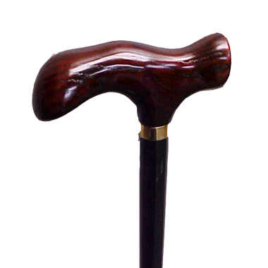 W-019 "Wider Grip" Wood Handle Stick/Two Tone - Click Image to Close