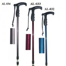 AL-032 TELESCOPIC HIKING STAFF/NAVY COLOR - Click Image to Close